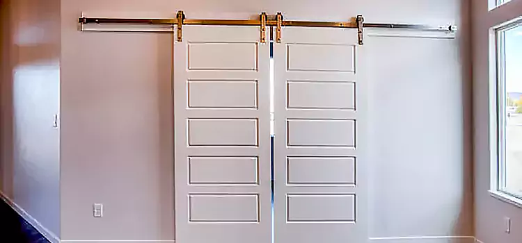 Glass Barn Door with Installation Hardware Kit Ottumwa